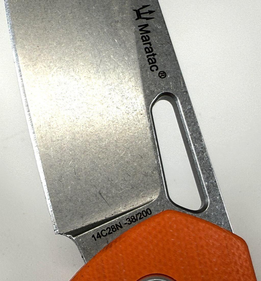 Maratac - Orange G10 Handle - Pocket Knife